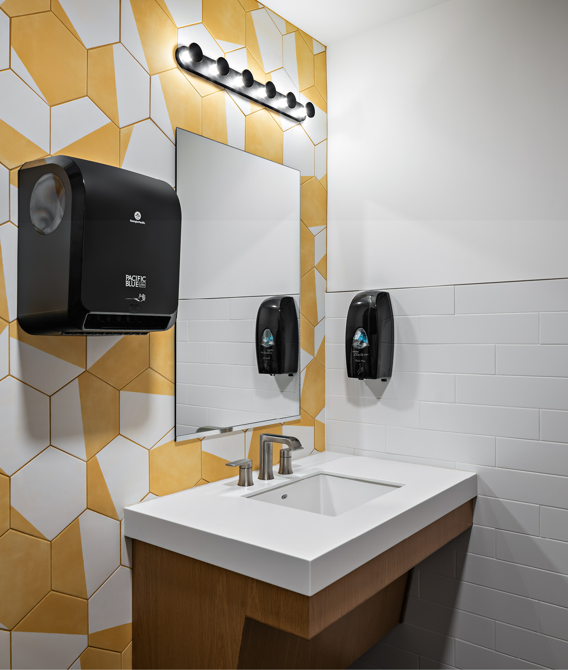 cropped photo bathroom yellow